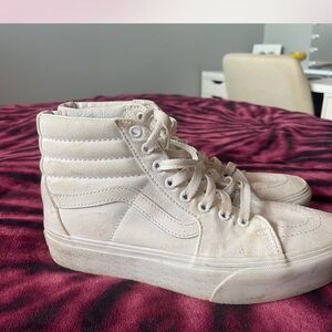 White High-Top Sneakers